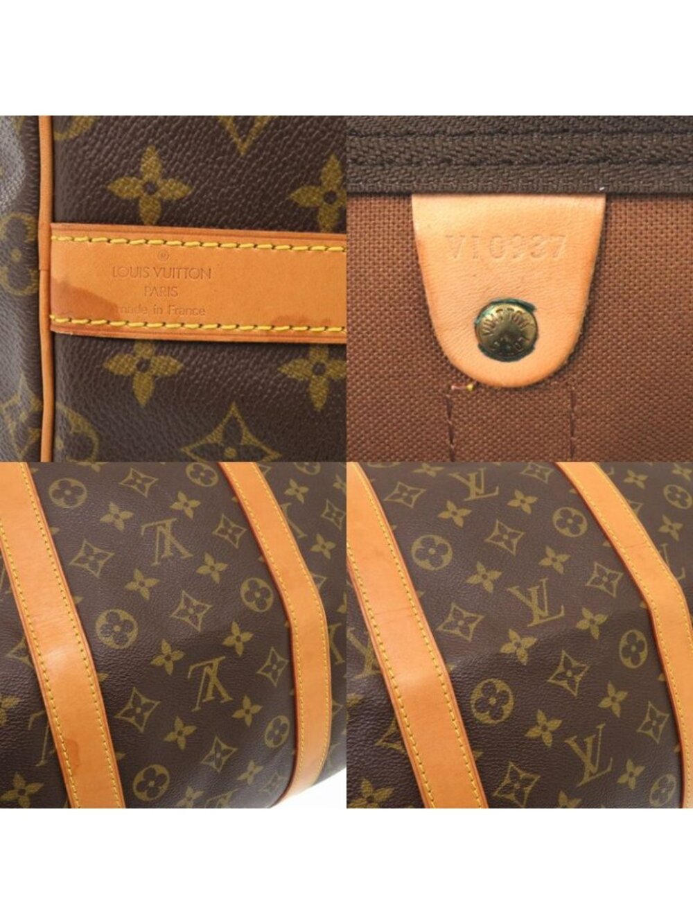 Louis Vuitton Keepall Bandoliere 60 Monogram Boston Bag 1852 - Picture 9 of 9